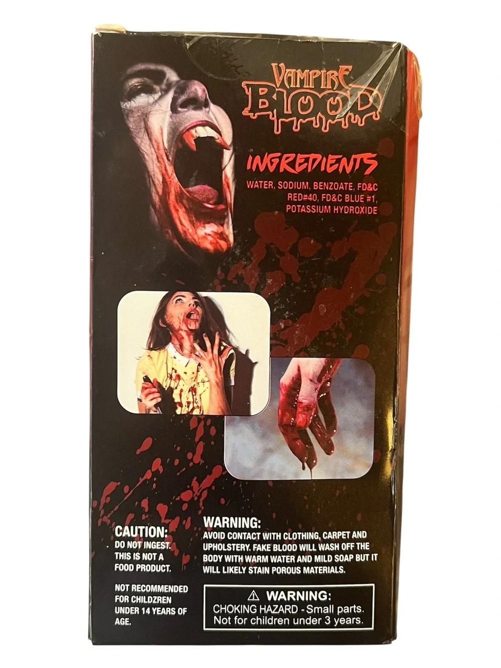 kangaROOS Vampire Blood Face Paint - Red and Black Packaging